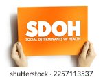 Sdoh Social Determinants Of...