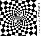 Abstract Circle Checkered...