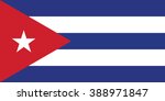flag of cuba | Shutterstock .eps vector #388971847