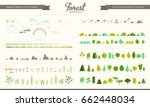 vector set of forest  park and...