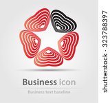 originally created business... | Shutterstock .eps vector #323788397