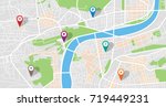 city map | Shutterstock .eps vector #719449231