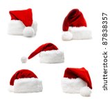 high quality santa claus five... | Shutterstock . vector #87838357