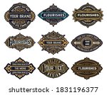 mega pack of labels and banners | Shutterstock .eps vector #1831196377