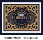 vintage logo template  business ... | Shutterstock .eps vector #496680037