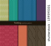 Set Of Seven Patterns. Knitting ...