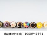 Colorful Cupcakes  Top View