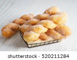 Twisted Bread Donuts With Sugar