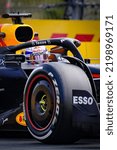 Small photo of ZANDVOORT, THE NETHERLANDS - September 1, 2022: Max Verstappen driver of Oracle Red Bull Racing team during first practice at the FIA Formula 1 Dutch Grand Prix