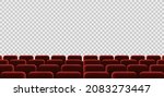 red armchairs in the cinema.... | Shutterstock .eps vector #2083273447