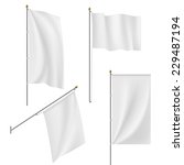 set of flags and banners... | Shutterstock .eps vector #229487194