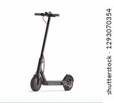 Electric Scooter Isolated On...
