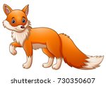 Vector Illustration Of Cute Fox ...