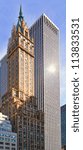 Small photo of NEW YORK - APR 14: The Pierre hotel corner of Fifth Avenue at 61st Street, commanding unrestricted views of Central Park. Opened in October 1930, on April 14 , 2011 in Manhattan, New York