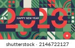 geometric banner for 2023 new... | Shutterstock .eps vector #2146722127