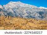 Jagged Landscape of the Alabama Hills in California