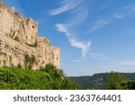 Small photo of The Burgruine Hohenurach, Stronghold Atop a Hill in Bad Urach, Germany