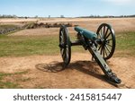 Cannon at the Gettysburg National Military Park, American Civil War Battlefield, in Gettysburg, Pennsylvania, USA