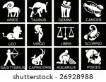 zodiac signs | Shutterstock . vector #26928988