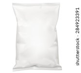white blank foil food snack... | Shutterstock .eps vector #284923391
