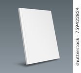 blank cover of magazine  book ... | Shutterstock .eps vector #759422824