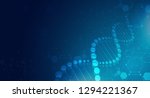 dna digital  sequence  code... | Shutterstock .eps vector #1294221367
