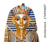 Egyptian Golden Pharaohs Mask   ...
