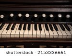 Old Organ Keyboard Vintage...
