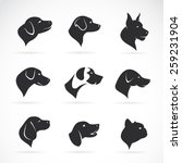 Vector Image Of An Dog Head On...