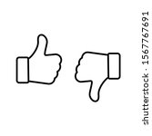 Up And Down Thumbs Icon. Thumbs ...