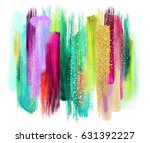 Abstract Watercolor Brush...
