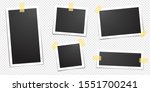 photo frames fixed with... | Shutterstock .eps vector #1551700241