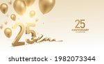 25th anniversary celebration... | Shutterstock .eps vector #1982073344