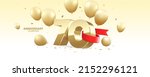 70th year anniversary... | Shutterstock .eps vector #2152296121