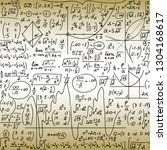 scientific math vector seamless ... | Shutterstock .eps vector #1304168617