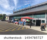 Small photo of Boise, Idaho - June 30, 2019: Exterior of an Albertson's Grocery Store. This supermarket chain is headquarted and based in Idaho