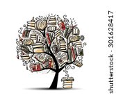 Book Tree  Sketch For Your...
