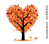 Beautiful Autumn Tree Heart...
