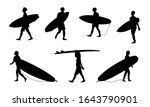 Black Surfers With Surfboards...