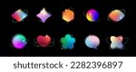 blurry vector template shapes...