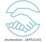 handshake | Shutterstock .eps vector #269521331