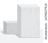 Aerated Concrete Brick Vector...