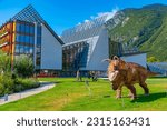 Small photo of Trento, Italy, August 28, 2021: MUSE - Museo delle Scienze di Trento in Italy.