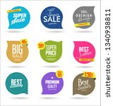 sale banner templates design... | Shutterstock .eps vector #1340938811