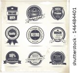 set of vintage retro premium... | Shutterstock .eps vector #146484401
