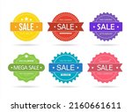 modern super sale stickers and... | Shutterstock .eps vector #2160661611