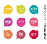 modern design labels | Shutterstock .eps vector #277702541