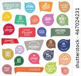 modern badges and labels... | Shutterstock .eps vector #467024231