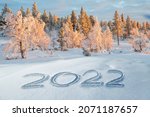 2022 written in the snow ...