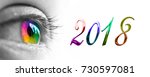 2018 And Colorful Rainbow Eye...